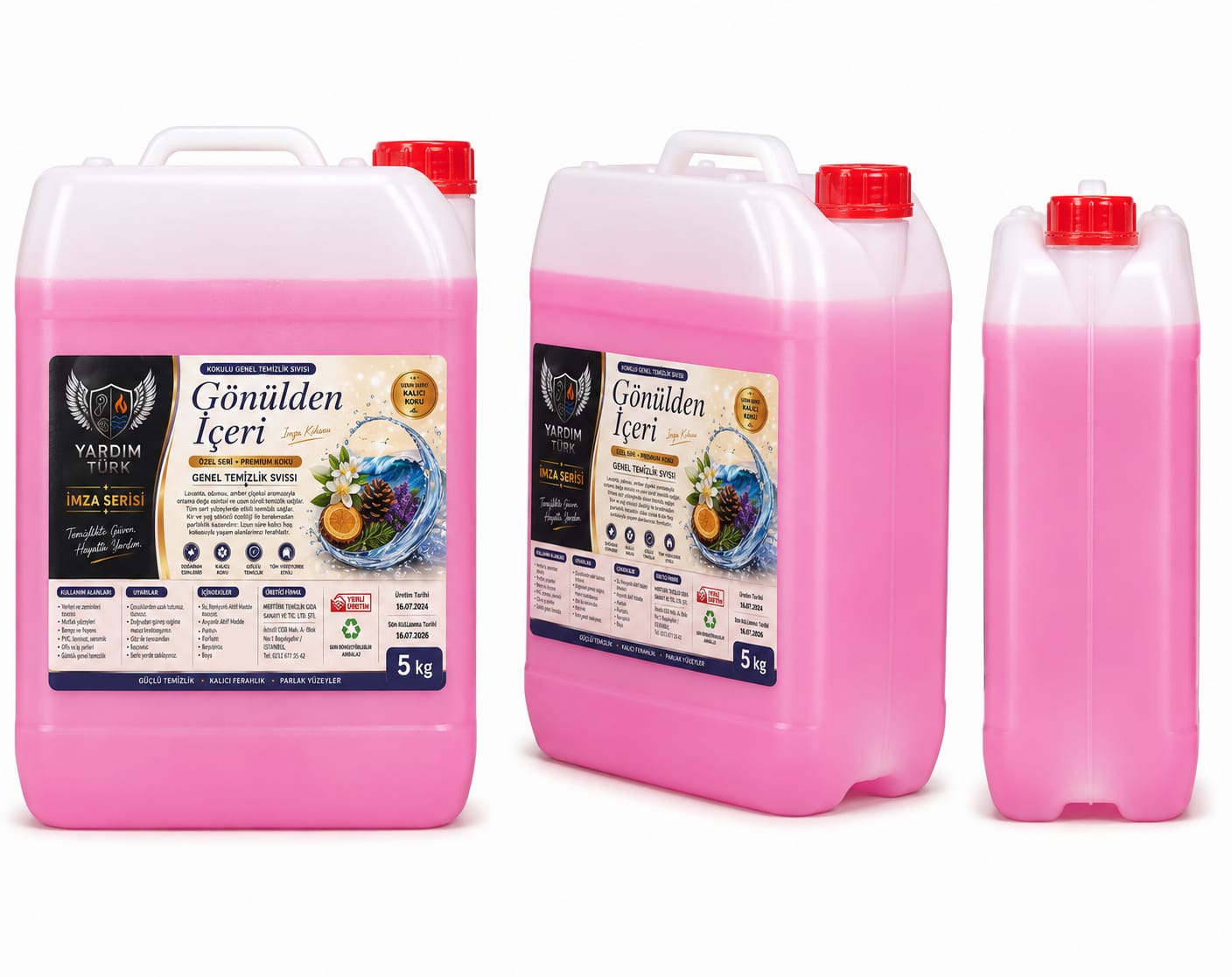 Gönülden İçeri Premium İmza Kokulu Genel Temizlik Sıvısı – 5 Kg